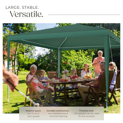 Baštenska sklopiva tenda 3 × 3 m sa bočnim stranicama