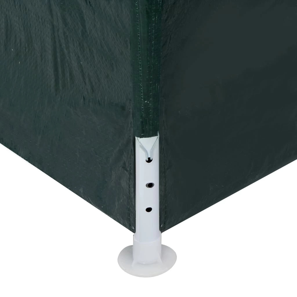 Baštenska tenda 9 × 3 m sa bočnim stranicama – Zelena