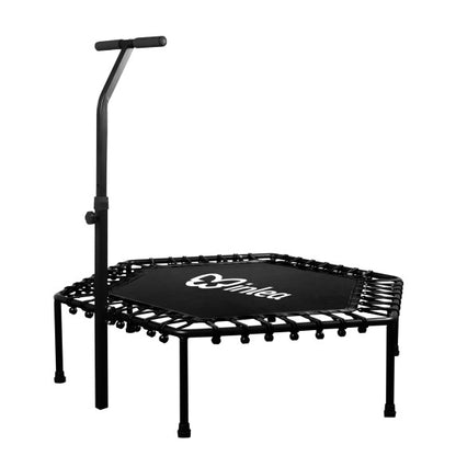 Fitness trambolina 130 cm sa rukohvatom – Crna
