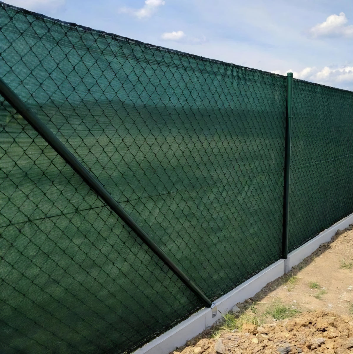 Mreža za zasenu 90% – Zelena / 50 × 1,5 m