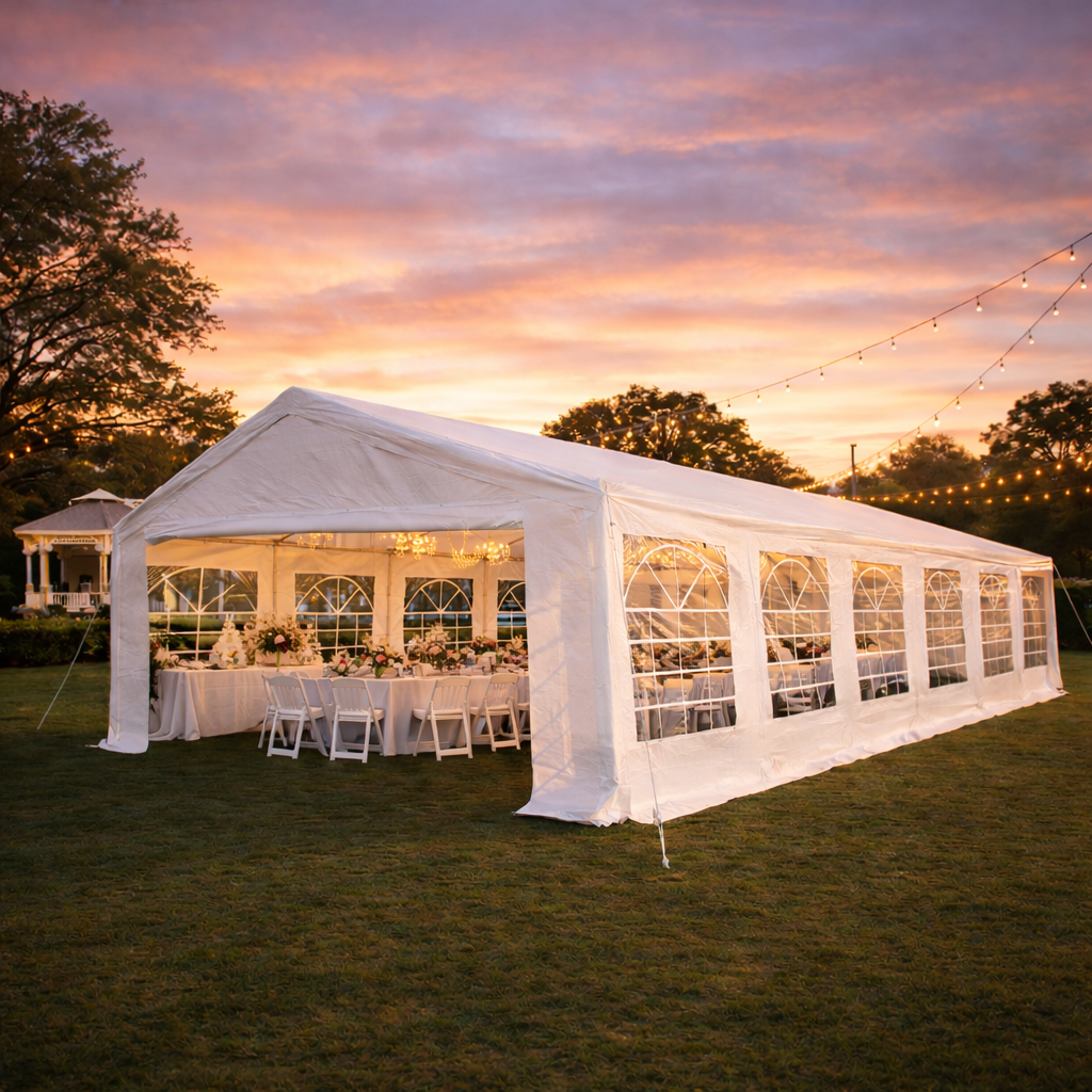 PVC Tenda 12 × 6 m