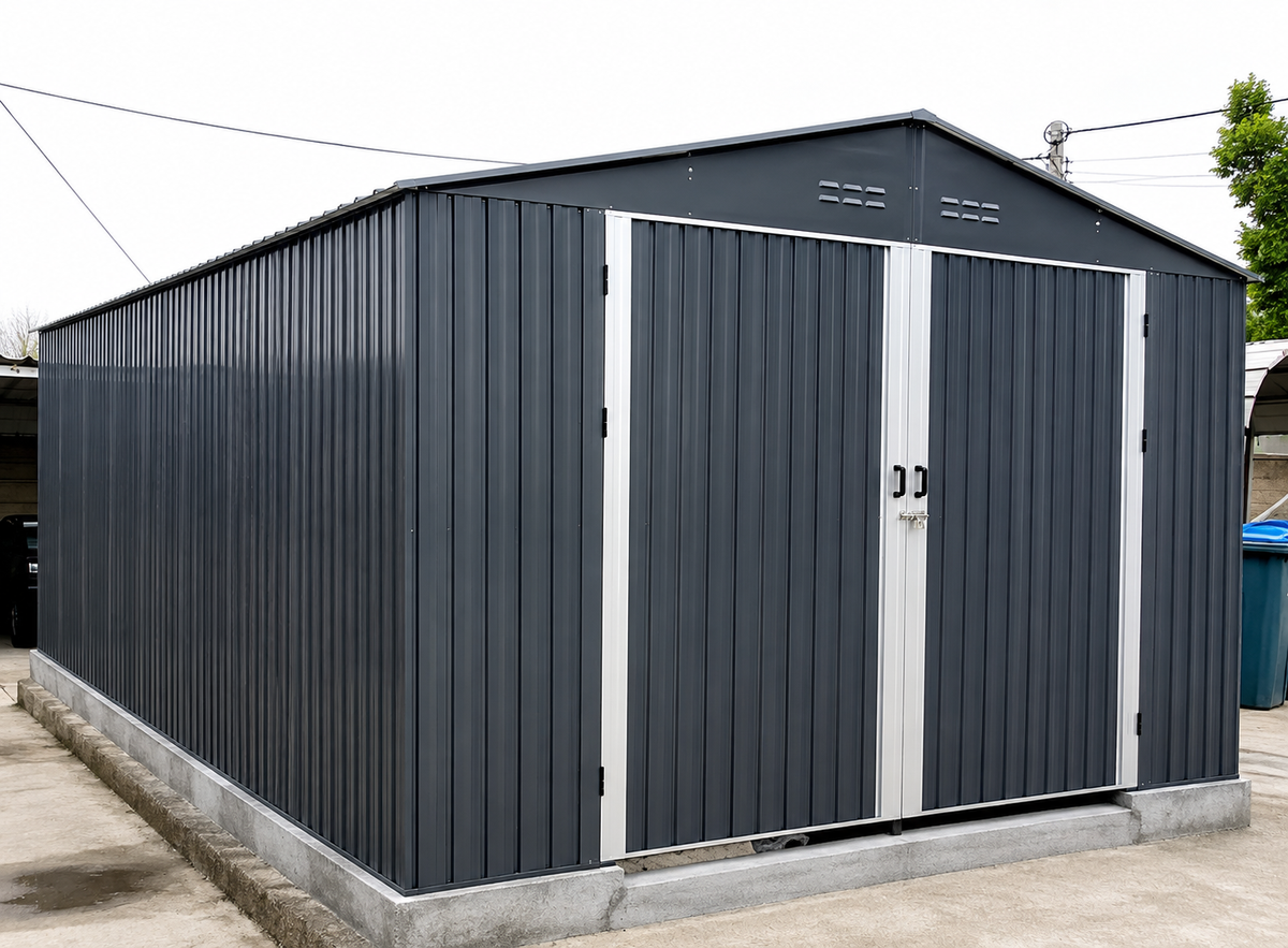 Metalna garaža / ostava G2090 – Antracit 20,7m²