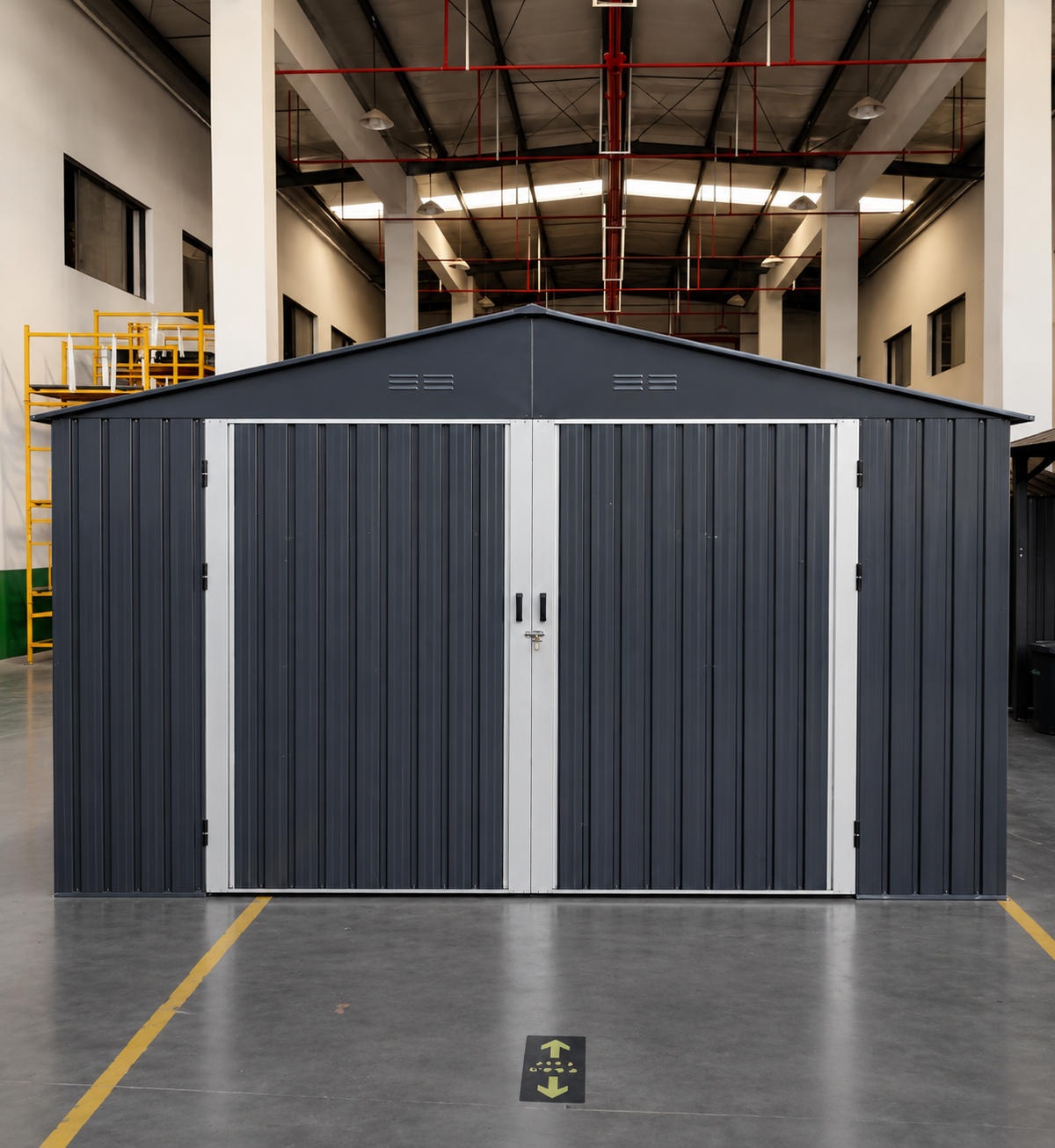 Metalna garaža / ostava G2090 – Antracit 20,7m²