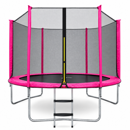 Aga Sport Top trambolina 244 cm sa zaštitnom mrežom – Roze