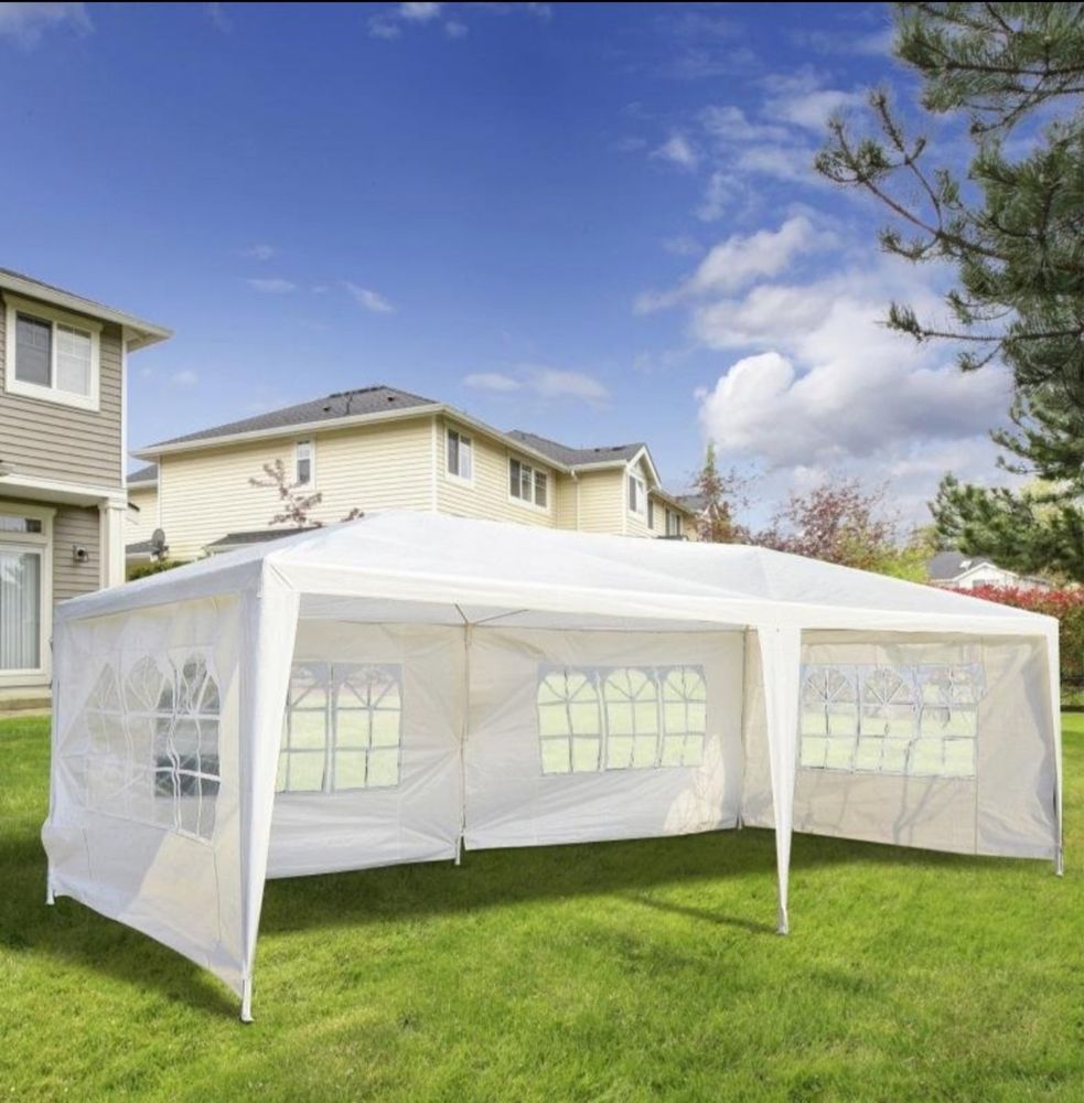 Baštenska tenda 6 × 3 m sa bočnim stranicama