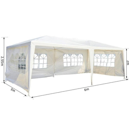 Baštenska tenda 6 × 3 m sa bočnim stranicama