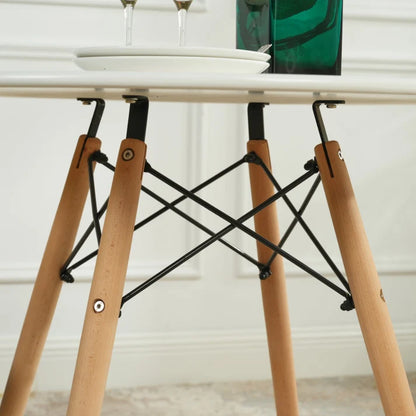 Eames okrugli sto 80 cm / Crna