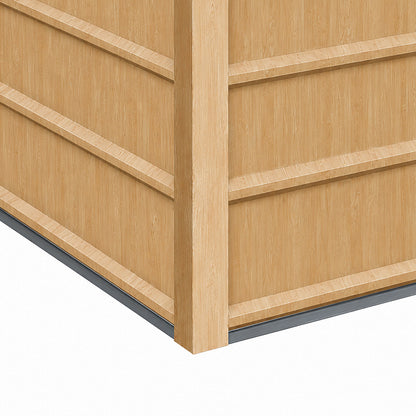 Aga metalna baštenska kućica 278 × 238 × 215 cm – dekor drveta