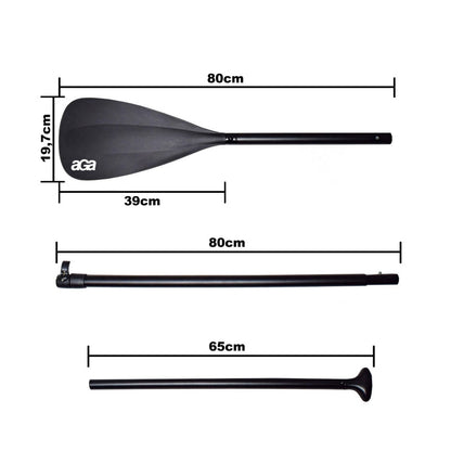 AGA SUP daska 320 × 81 × 15 cm – Ljubičasto-zelena