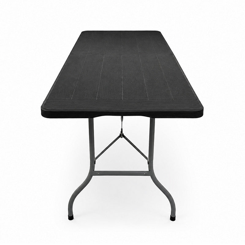 Aga sklopivi baštenski set – Sto + 2 klupe (Crni)