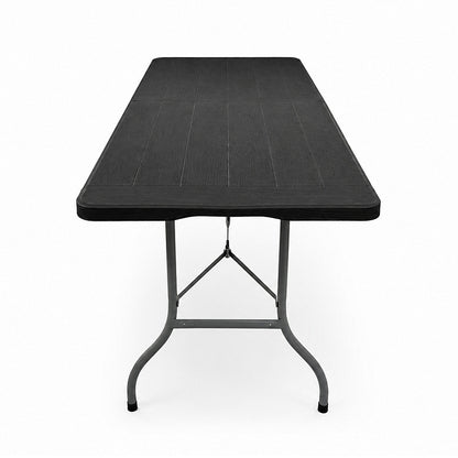 Aga sklopivi baštenski set – Sto + 2 klupe (Crni)