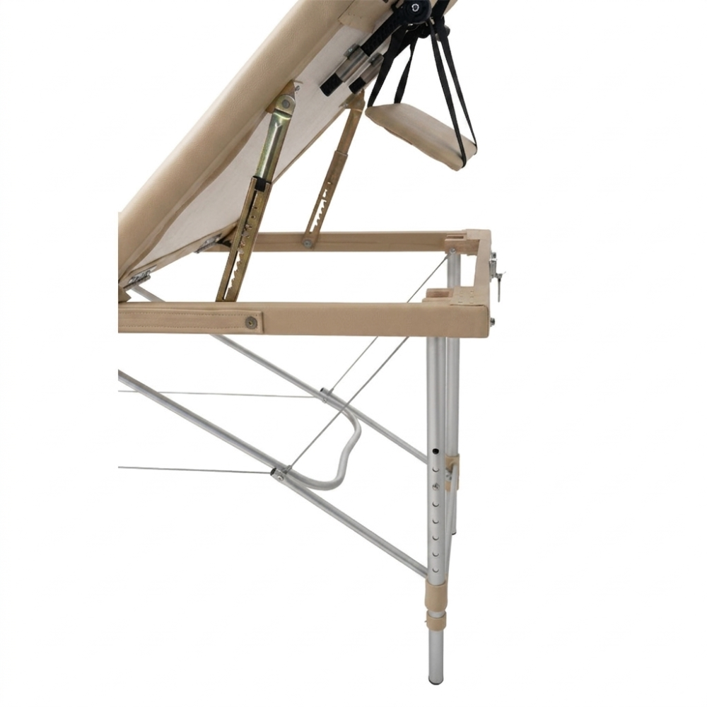 RELAX PRO aluminijumski rasklopivi masažni sto 180 × 60 cm – Crna