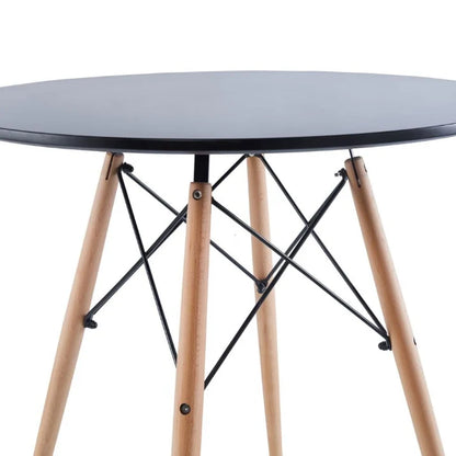 Eames okrugli sto 80 cm / Crna